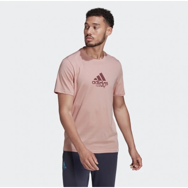 Adidas Game Sweat Match Graphic Men's Tennis T-Shirt