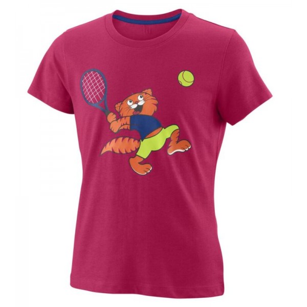 Wilson Tabby Tech Girl's Tennis T-Shirt