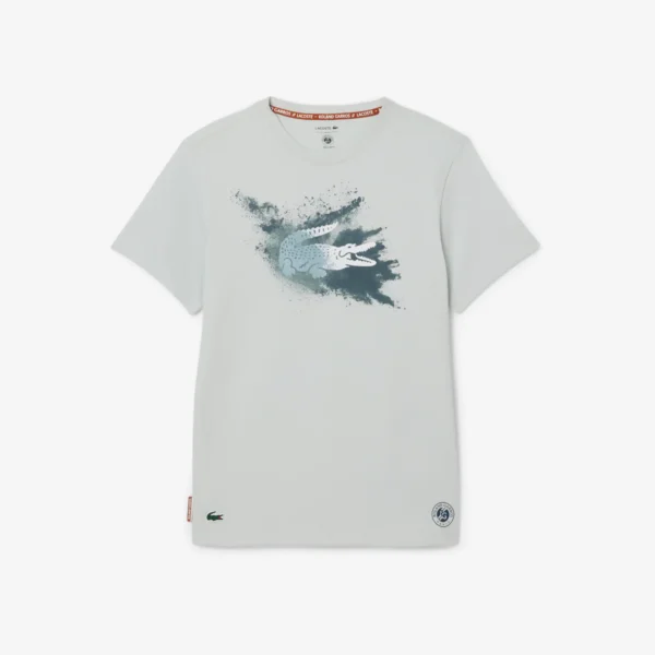 Lacoste Roland Garros Spray Logo T-Shirt ΑΝΔΡΙΚΟ ΜΠΛΟΥΖΑΚΙ