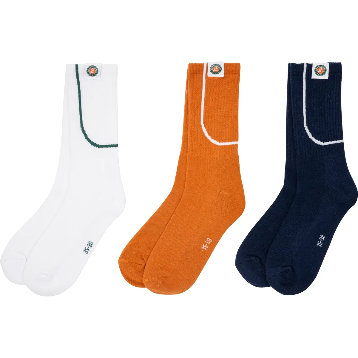 Roland Garros Sport Socks x3 ΚΑΛΤΣΕΣ