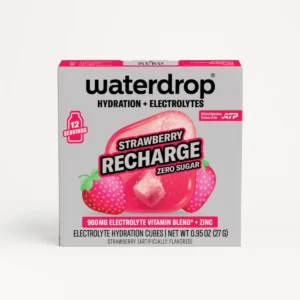 Waterdrops Electrolyte Strawberry Recharge Cubes