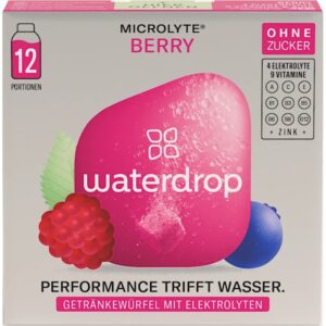 Waterdrops Electrolyte Berry Cubes