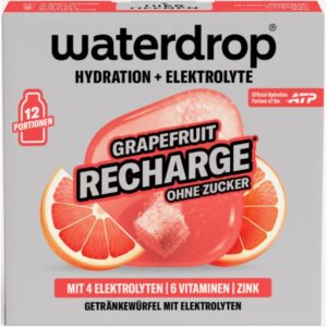Waterdrops Electrolyte Grapefruit Recharge Cubes